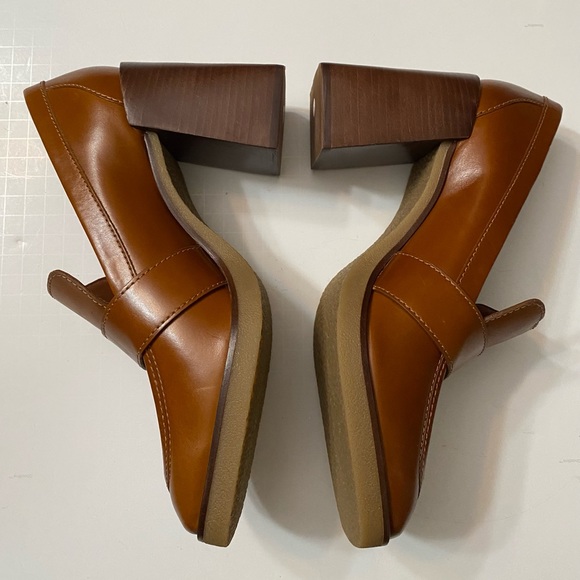 Vince Camuto Ezerna Stacked Heel Loafers Birch color Women’s Size 8.5M - Picture 5 of 11